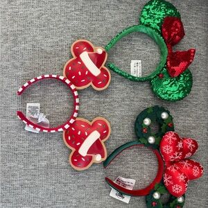 Disney Holiday Headbands Set